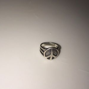 Silpada pease sign ring size 6 or 7